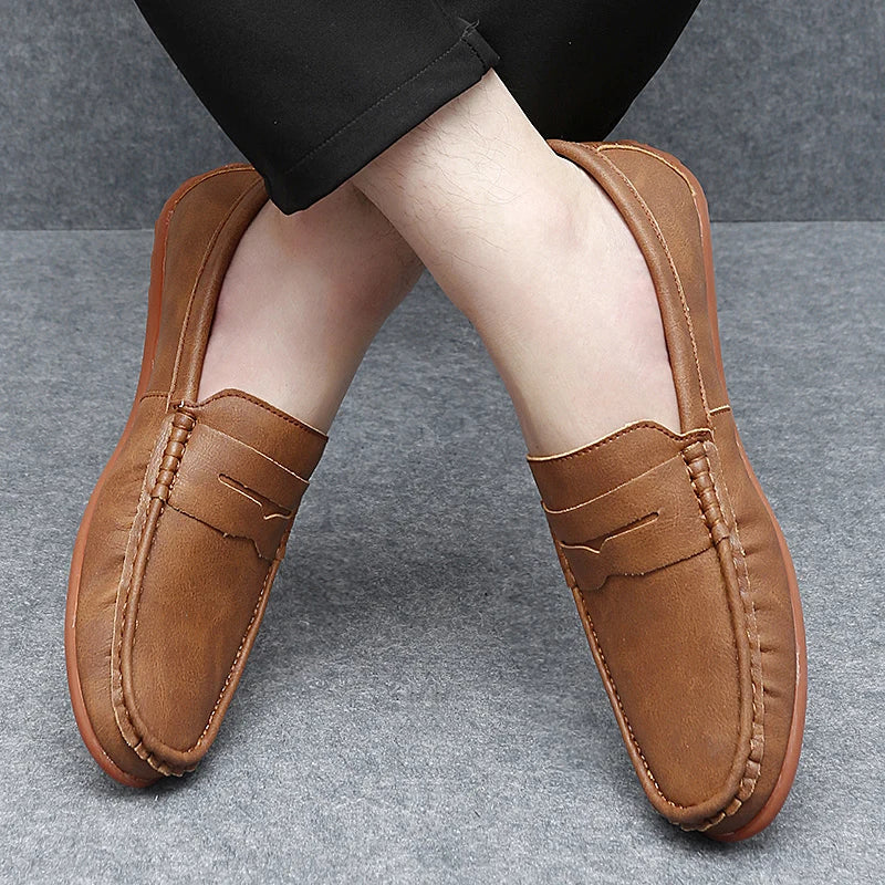 Travor Genuine Leather Loafers
