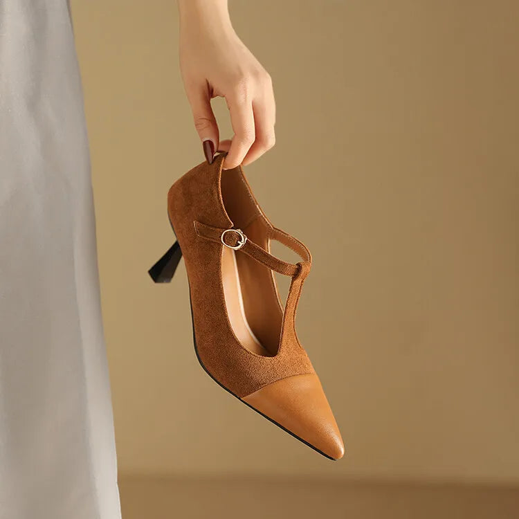 Vistra Leather Heels