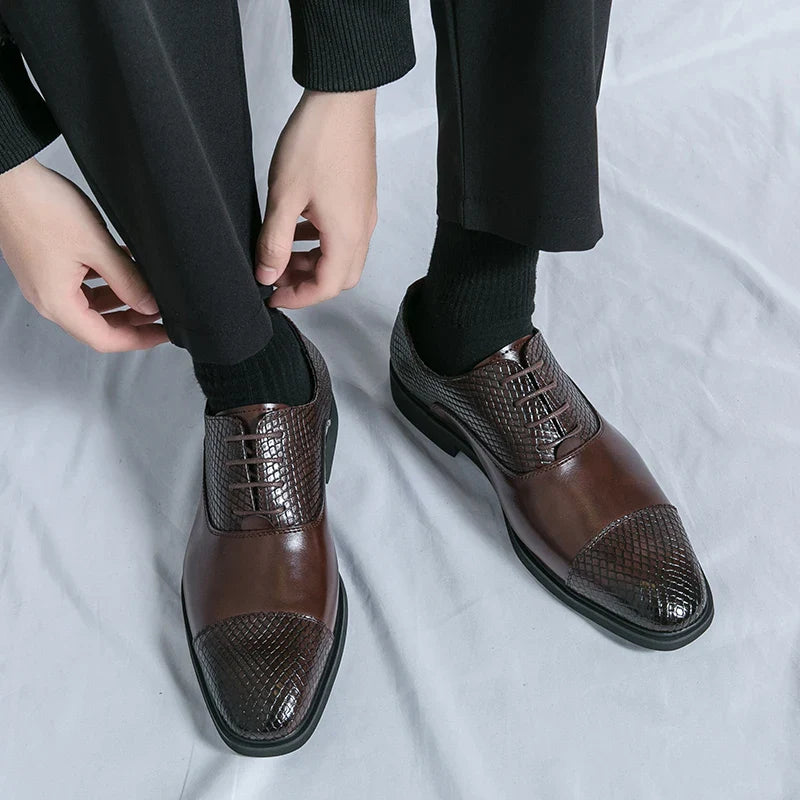 Slyther Genuine Leather Brogues