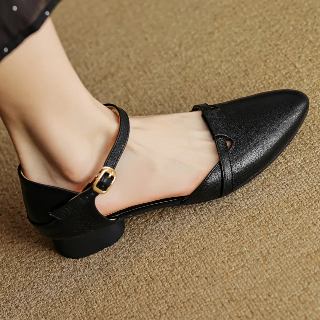 Laney Genuine Leather Heels