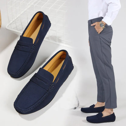 Fletro Genuine Suede Loafers