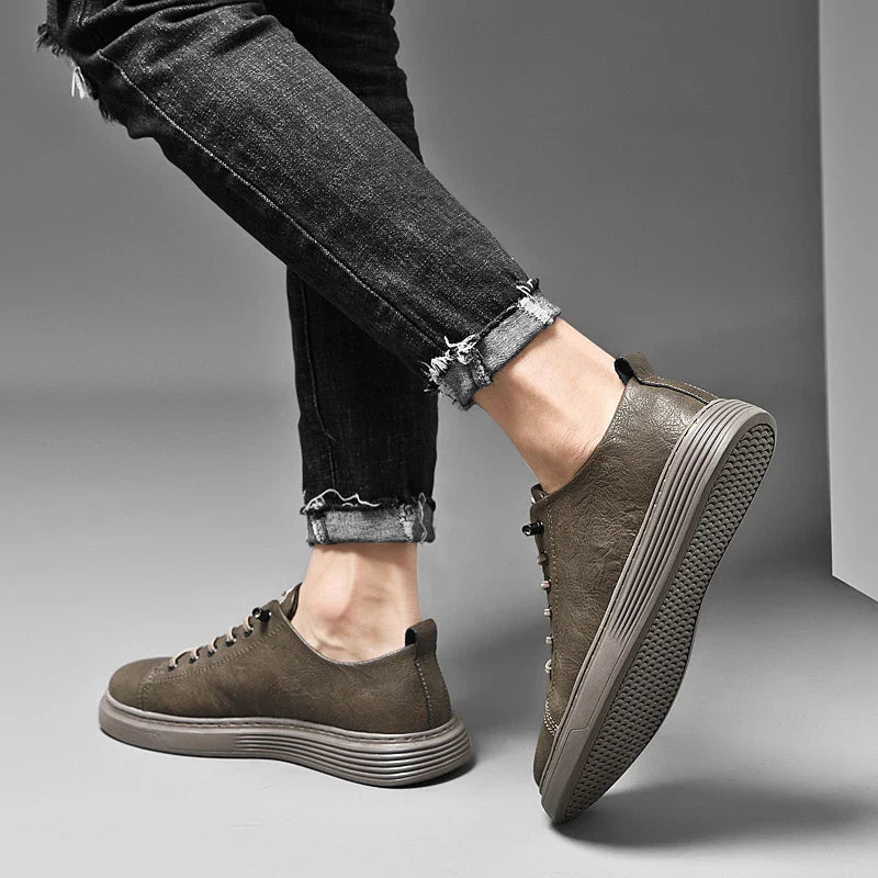 Pesco Genuine Leather Sneakers