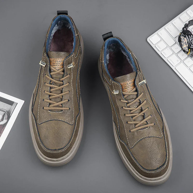 Ozgun Genuine Leather Sneakers