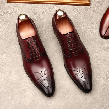 Tarz Genuine Leather Oxfords