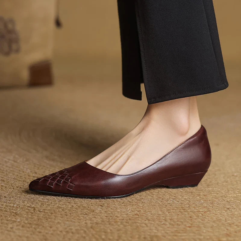 Zelith Genuine Leather Pumps