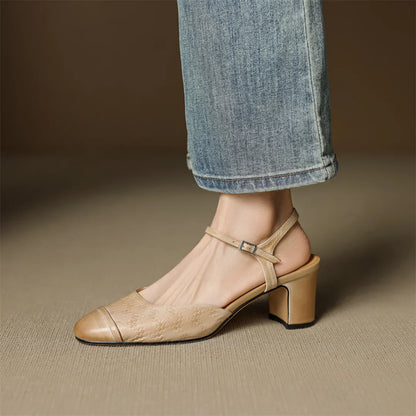 Valery Genuine Leather Pumps