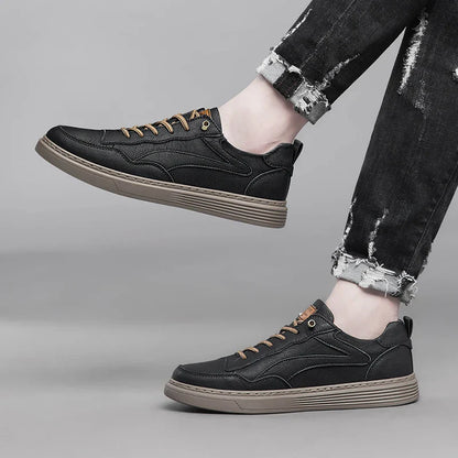 Ozgun Genuine Leather Sneakers