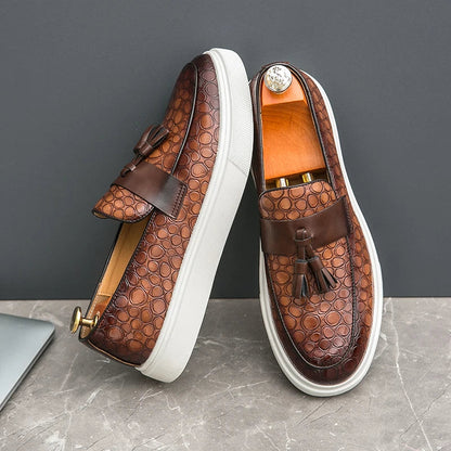 Tevan Leather Loafers