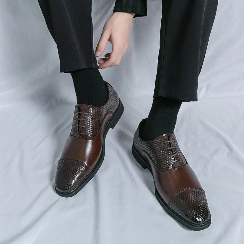 Slyther Genuine Leather Brogues