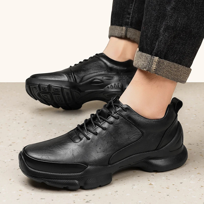 Brex Genuine Leather Sneakers