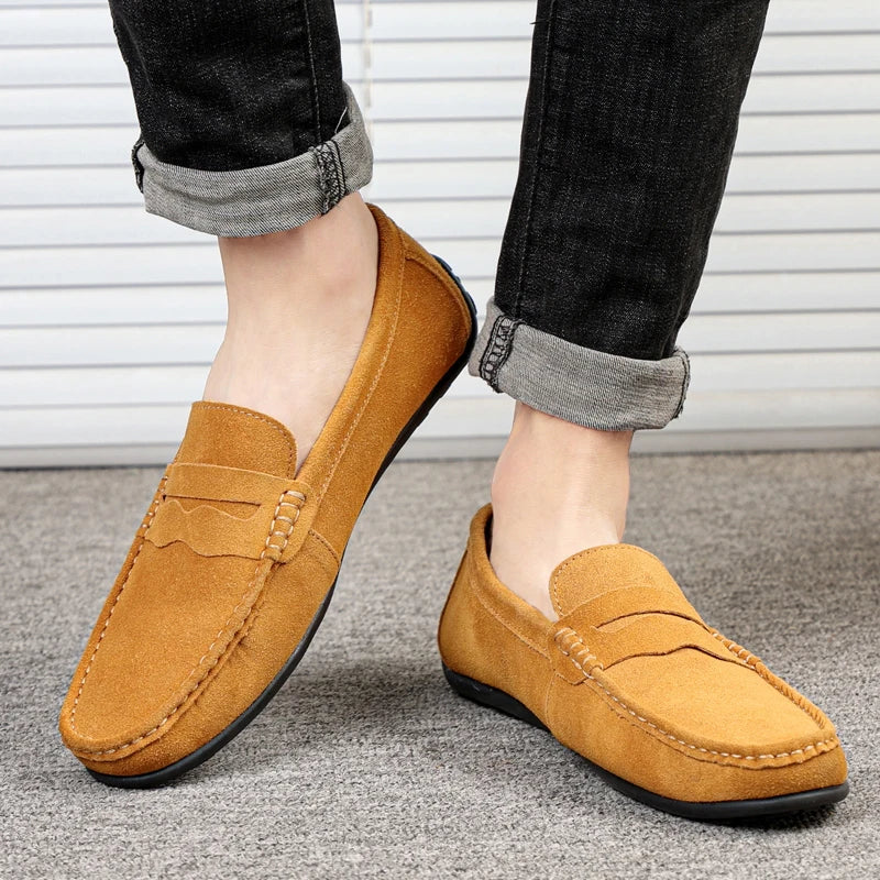 Gildron Genuine Suede Loafers