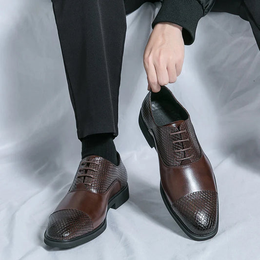 Slyther Genuine Leather Brogues