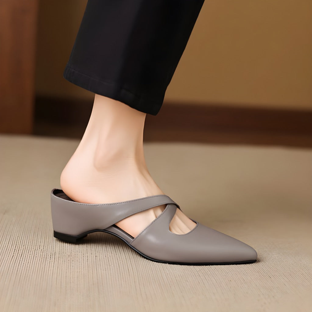 Gale Genuine Leather Mules