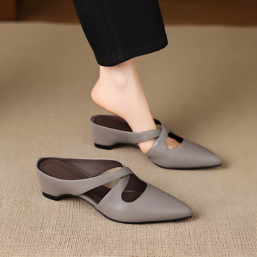 Gale Genuine Leather Mules