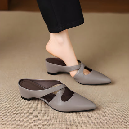 Gale Genuine Leather Mules