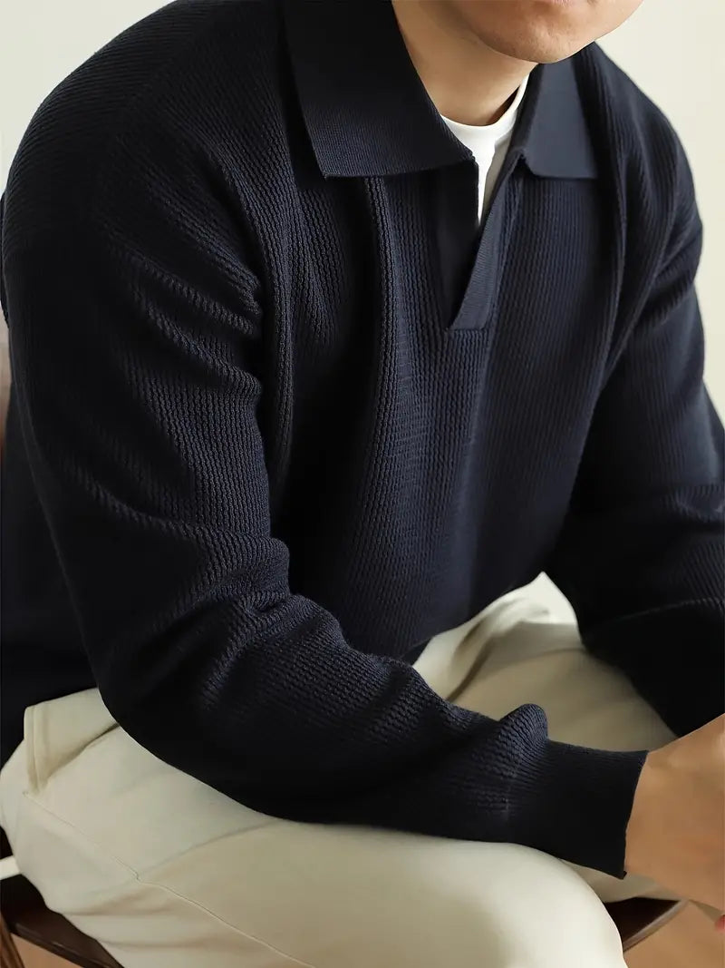 Edward Long-Sleeve Polo