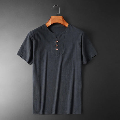 Vita Cotton-Linen Blend Tee