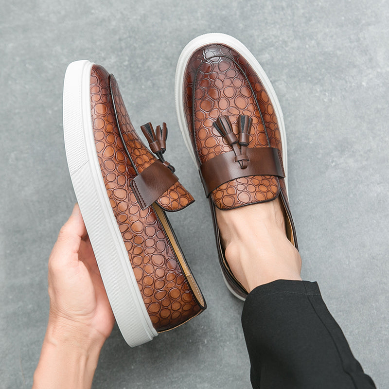 Tevan Leather Loafers
