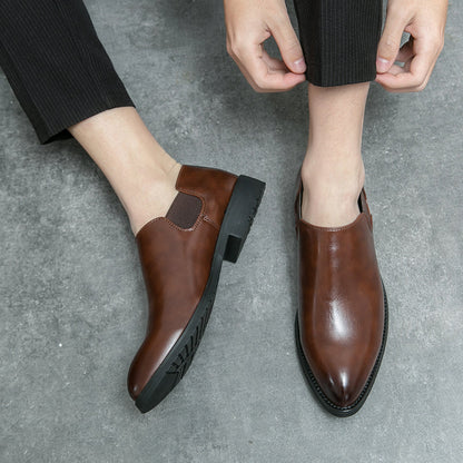 Slevo Genuine Leather Loafers