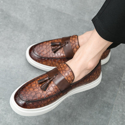 Tevan Leather Loafers