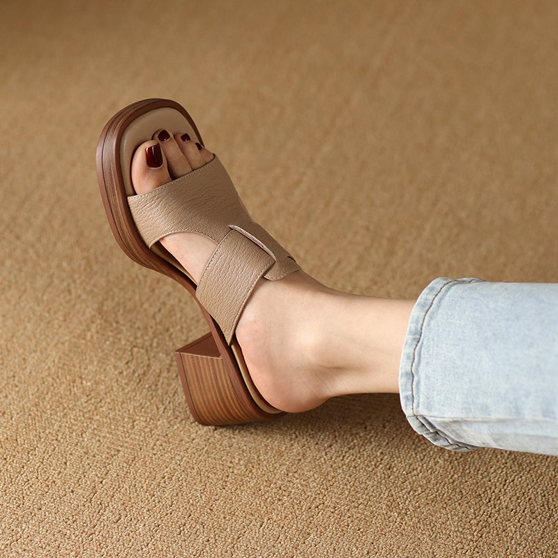 Enara Genuine Leather Sandals