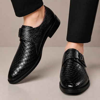Dorel Single Monk Strap Leather Shoes