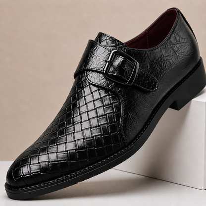 Dorel Single Monk Strap Leather Shoes