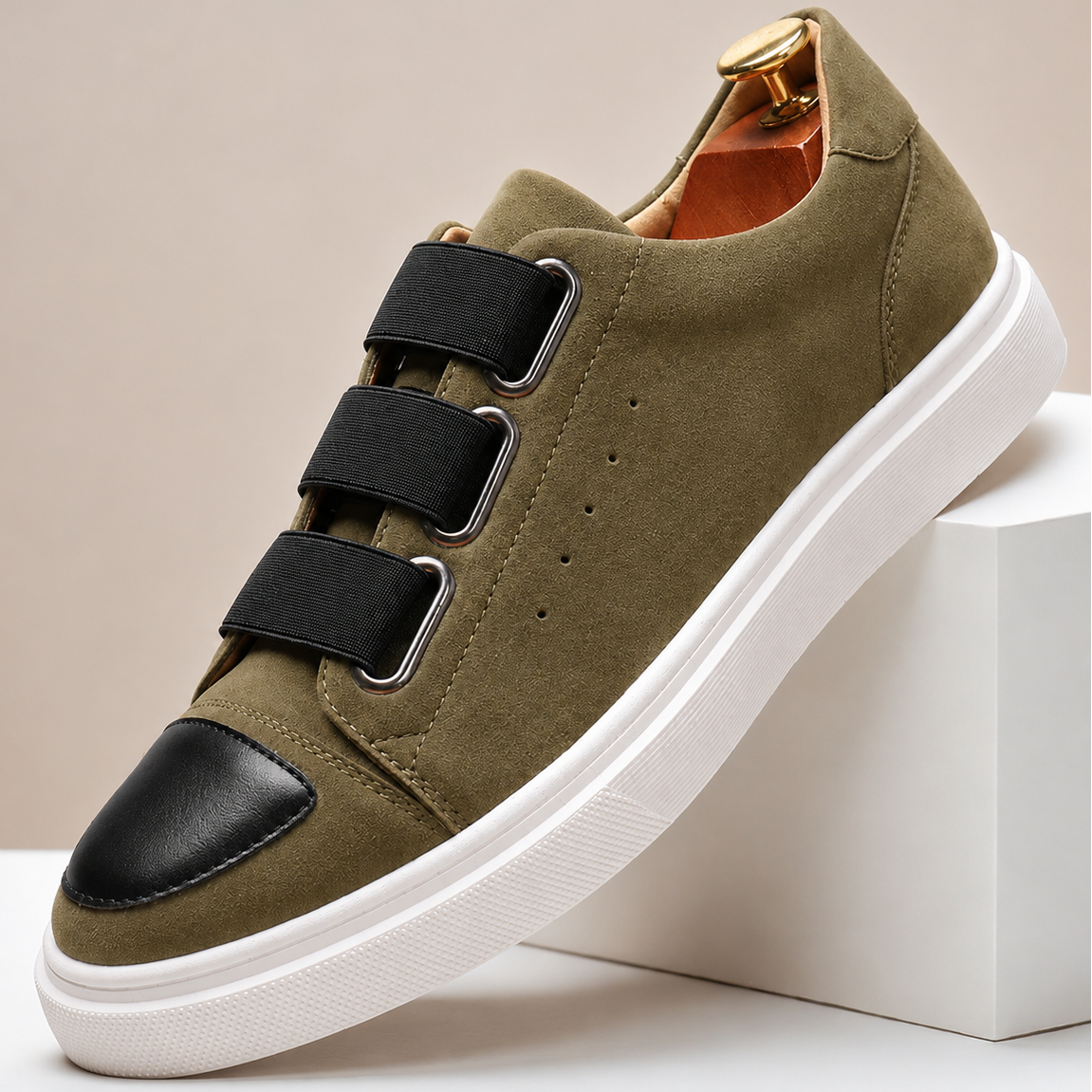 Morby Cap Toe Suede Shoes