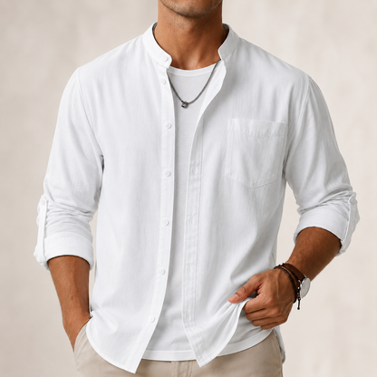 Breon Cotton Linen Blend Shirt