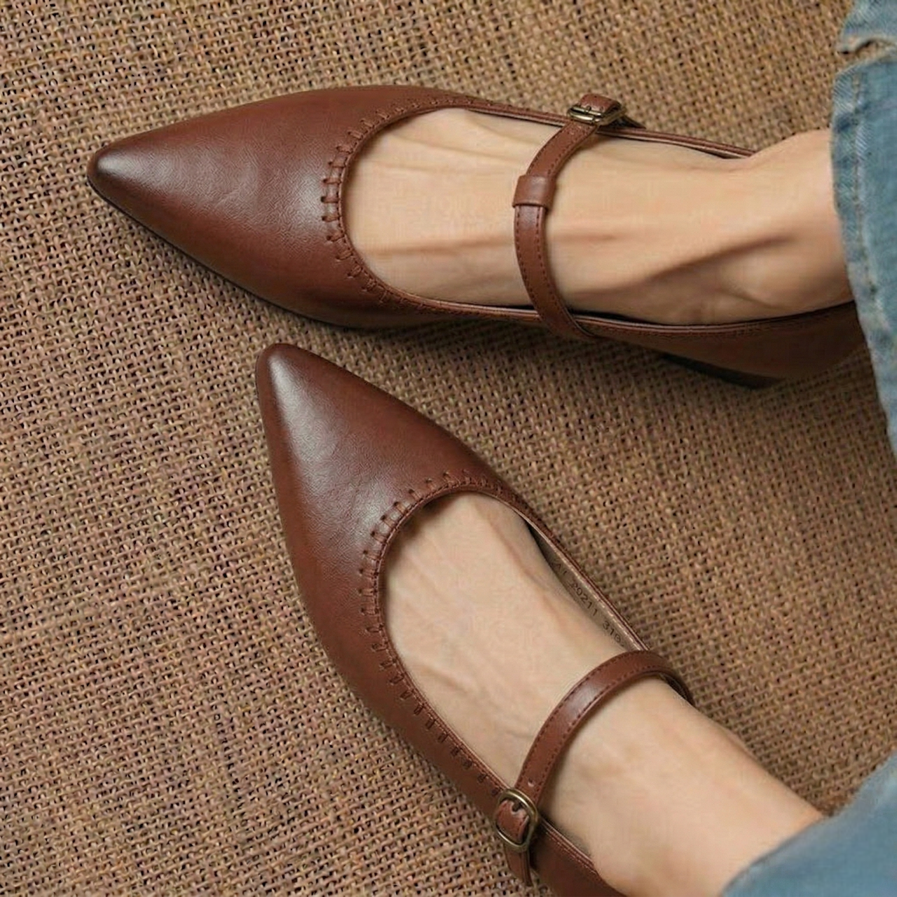 Zora Genuine Leather Heels