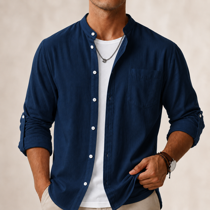 Breon Cotton Linen Blend Shirt