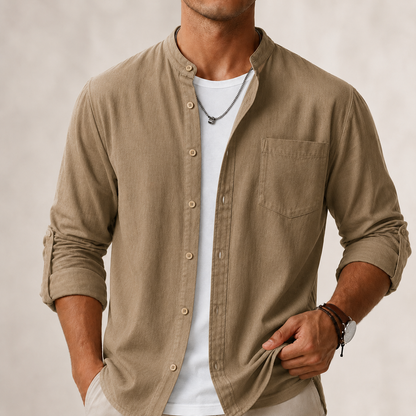 Breon Cotton Linen Blend Shirt