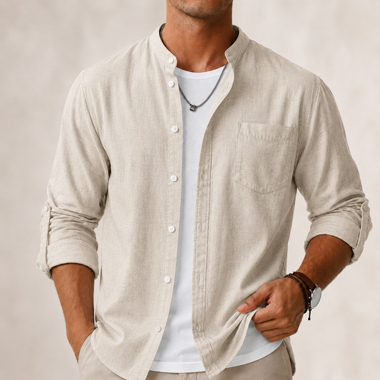 Breon Cotton Linen Blend Shirt