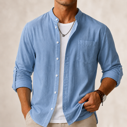 Breon Cotton Linen Blend Shirt